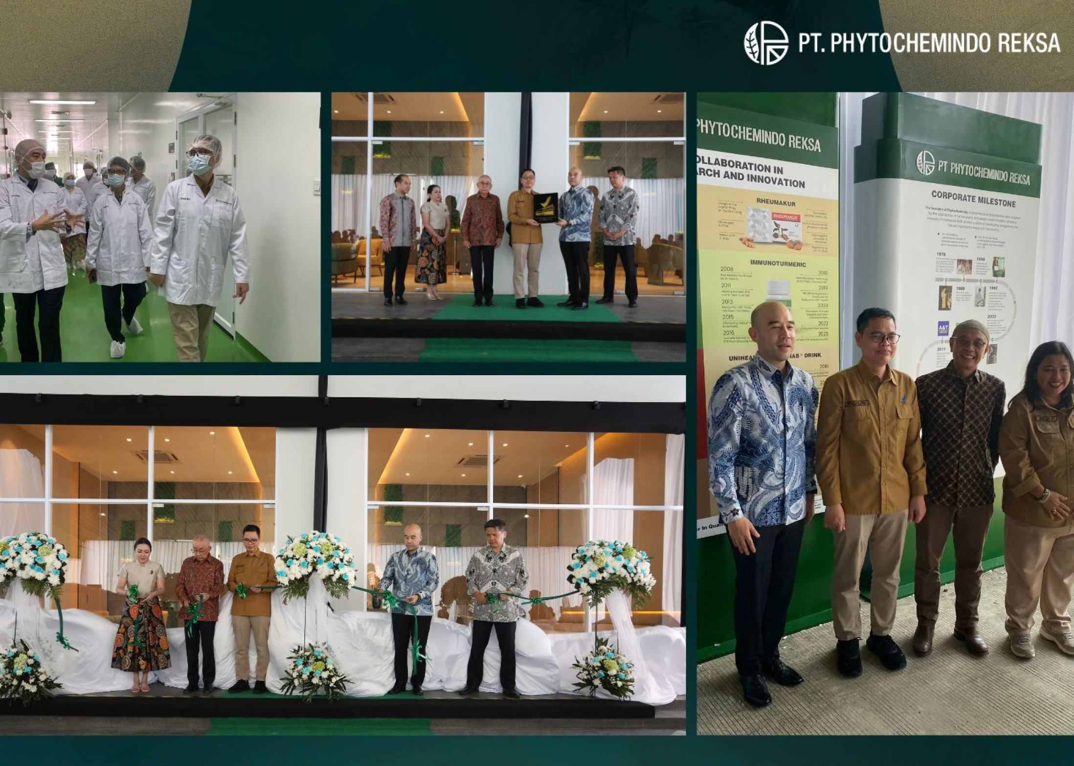 PT. Phytochemindo Reksa Inaugurates Klapanunggal Factory and Launches Founder's Biography, Strengthening National Natural Raw Material Extract Independence