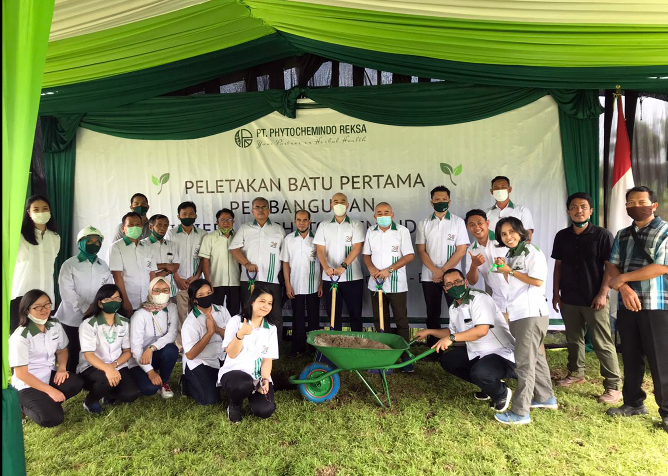 GROUNDBREAKING OF PT. PHYTOCHEMINDO REKSA IEBA FACTORY