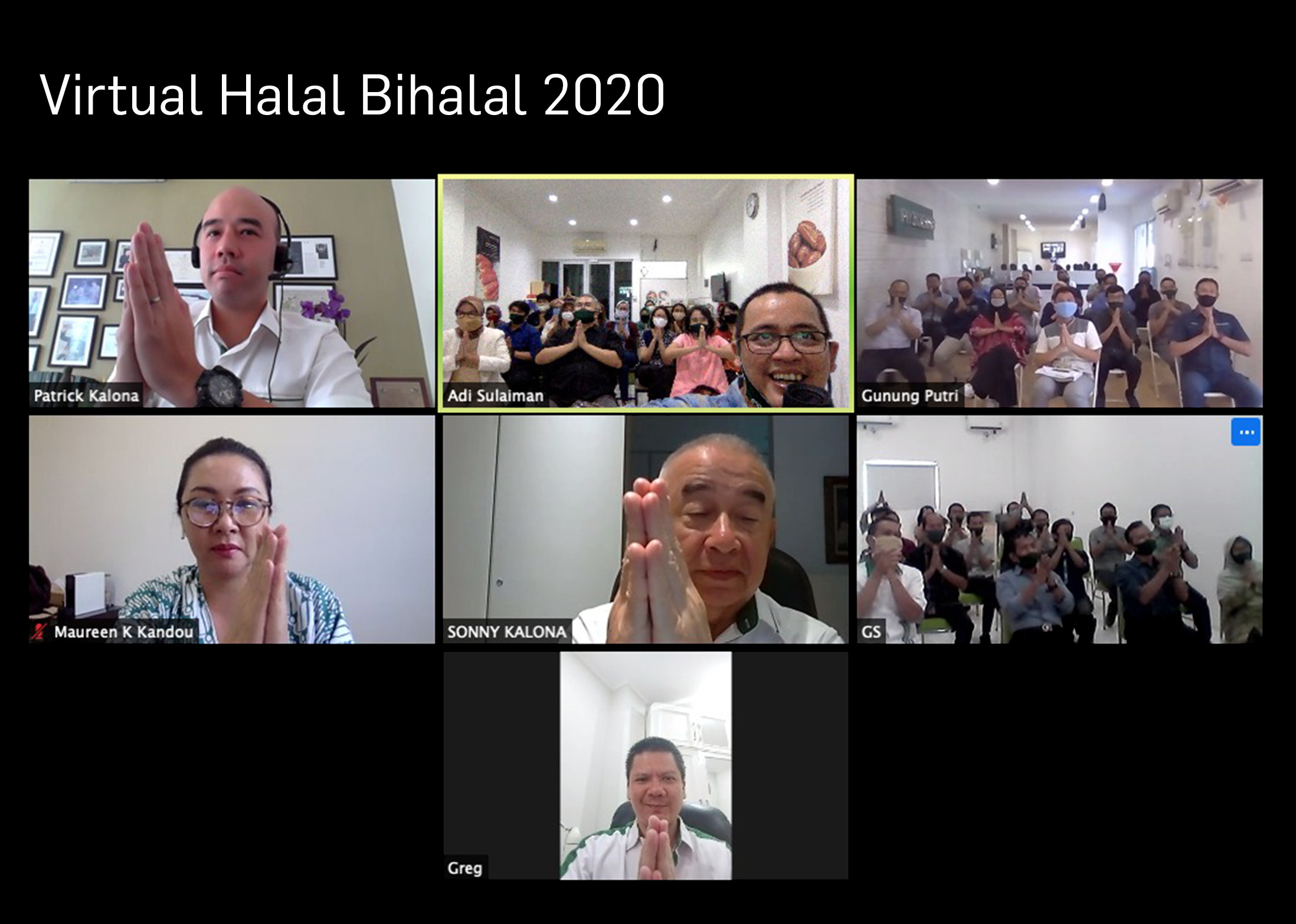 HALAL BIHALAL SECARA VIRTUAL 2020