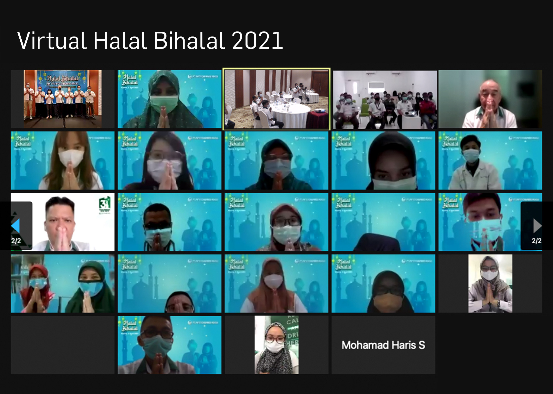 HALAL BIHALAL SECARA VIRTUAL 2021