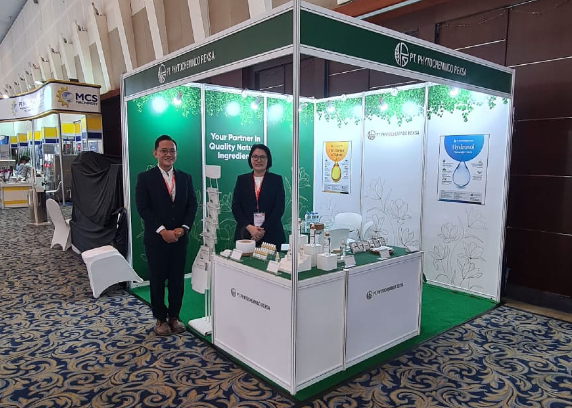 Pameran Indonesia Cosmetic Ingredients 2023