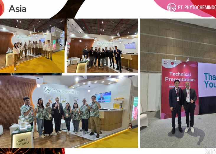 PT Phytochemindo Reksa Berpartisipasi di Fi Asia Indonesia 2026, Menampilkan Honey SDE, Gaboost, dan Black Tea SDE